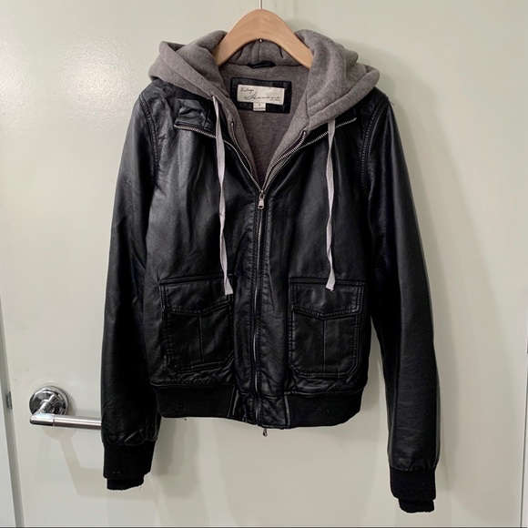 Vintage Havana Faux Leather Jacket 